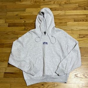 grey hoodie